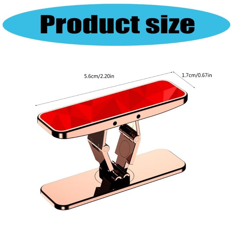 Stabiler verstellbarer Handyhalter Magnetische Adsorptionshalterung Ständer 360 drehbares Design Universell für Smartphones