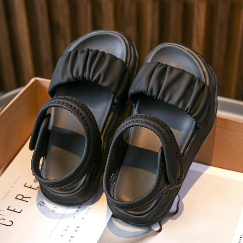 Girls Sandals Summer New Children's Princess Shoes Soft Sole Fashion Foreign Style Beach Shoes