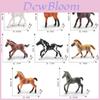 Realistic Pvc Belgian Foal Model Toy Beautifully Crafted Purebred Horse Figurine