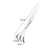 3 Prong Bonsai Roots Rake Cultivation Fork with Ergonomic Handle Removing Weeds Remover