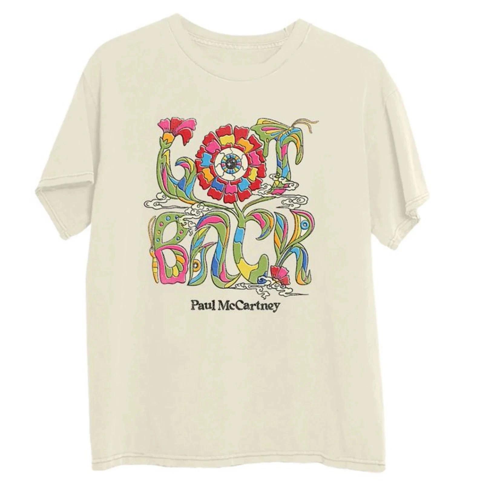 Paul McCartney Floral Tour 2025 Got Back Reprint Unisex T-Shirt S-4XL XXL