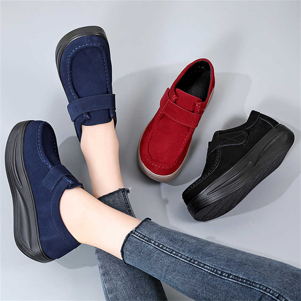 Thick Heel Appearance Increases Womens Loafer Shoes Stiletto Heels Shoes Heels For Woman Sneakers Sport Top Comfort