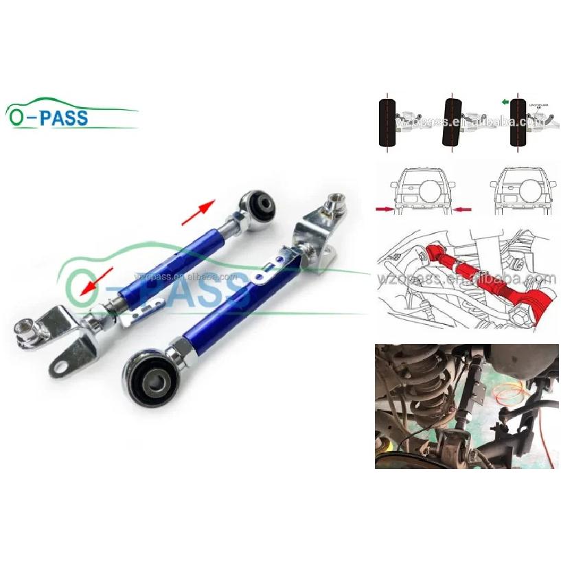 OPASS Einstellbarer Sturz Hinterer oberer Querlenker Für Honda CR-V II RD Element 52390-S9A-A11 52400-S9A-A11 1 Stück
