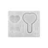 Cute Lollipop Quicksand Mold Handmade Pendant Silicone Mold Resin Casting Mold for DIY Keychain Jewelry Non-stick