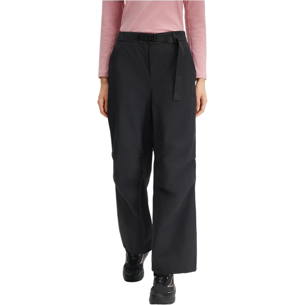 FILA Fitness Comfortable Solid Color Simple Loose Fitness Straight Leg Casual Pants Men bottoms Black A51M441802F-BK