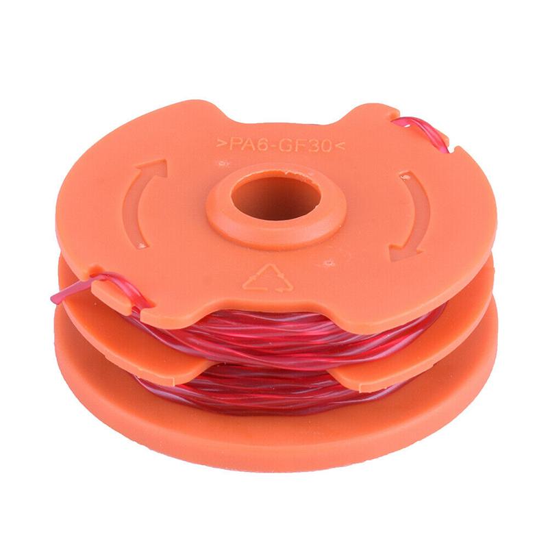For WORX 50019417 WG105WG118 Trimmer Spool Replacement Kit 2 16ft Spiral Design Copolymer Nylon Resin and Synthetic Spool