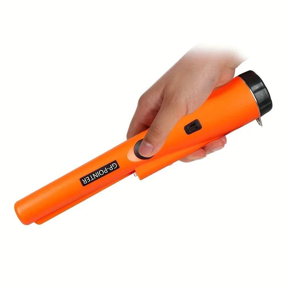 360° Scan Metal Detector With LED Lights Metal Pinpointing Rod  For Treasure Search