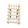 Sewing Thread Rack, Cones Stand Shelf Stable Durable Spools Roll Needlework Tools Wooden
