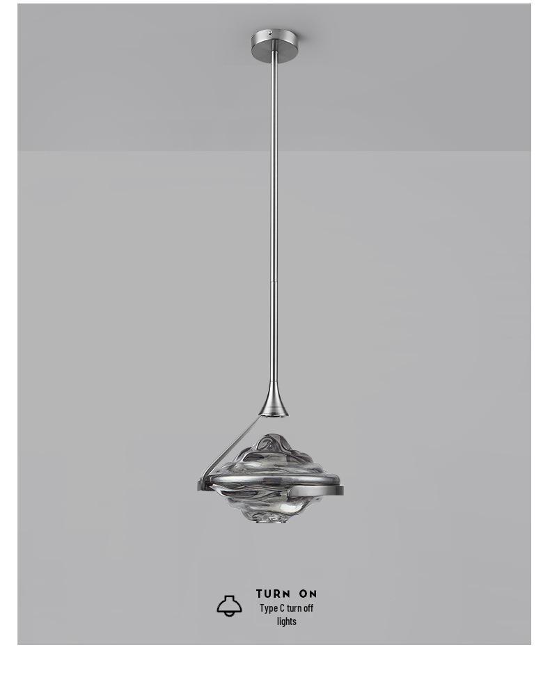 Minimalist Italian Glass Pendant Light for Home and Bars
