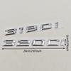 3D ABS Car Letters Logo 318Ci 320Ci 325Ci Rear Trunk Badge Sticker For BMW 318Ci 320Ci 325Ci  E46 Auto Tail Marking Accessories