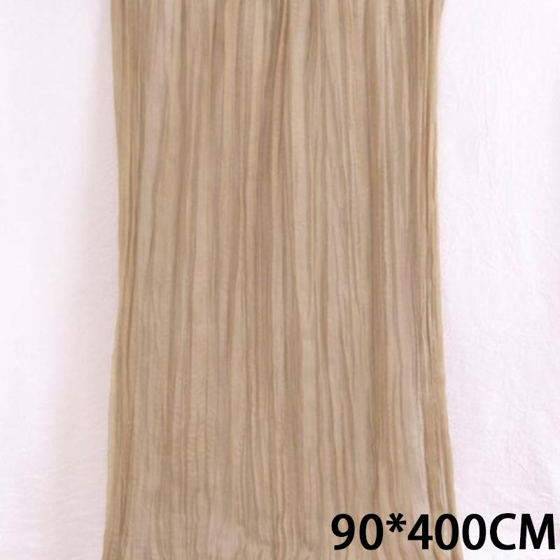 Cheesecloth Table Runner Gauze Tablecloth Semi-Sheer Crinkle Table Cover Boho-style table runner 180*90/90*340cm