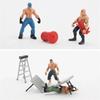 32PCS Wrestling Action Figures for Boys 8-12 Playset, Safe and Durable Toys, Comes with Wrestling Ring, Realistic Action Figures