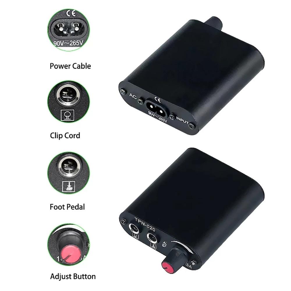 MiniTattoo Power Pen Motor Tattoo Machine Set Sada tetovacích per pro profesionály