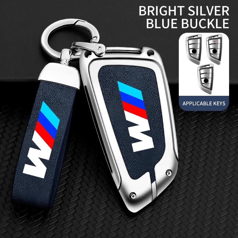 MLKW1 Car Key Shell Housing Holder Key Wrap For BMW 1 3 5 7 Series X1 X3 X4 X5 F10 F15 F16 F20 F30 F18 F25 M3 M4 E34 KeyfobAccessories