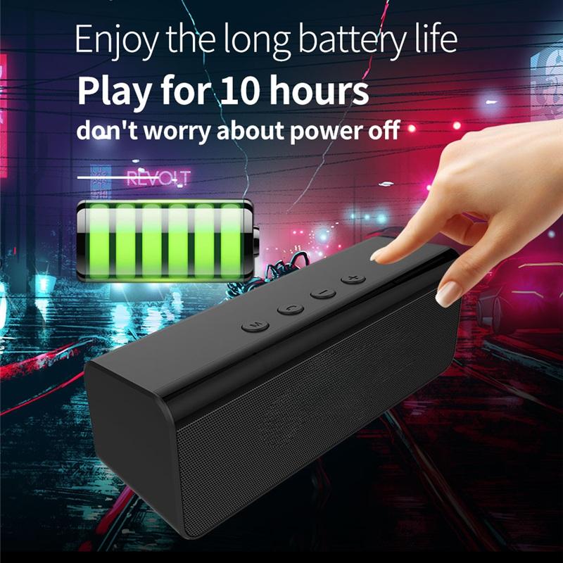 S31 Tragbarer Bluetooth-Lautsprecher 3D HIFI Boombox Stereo Wireless-Lautsprecher Unterstützt TF-Karte, USB-Stick