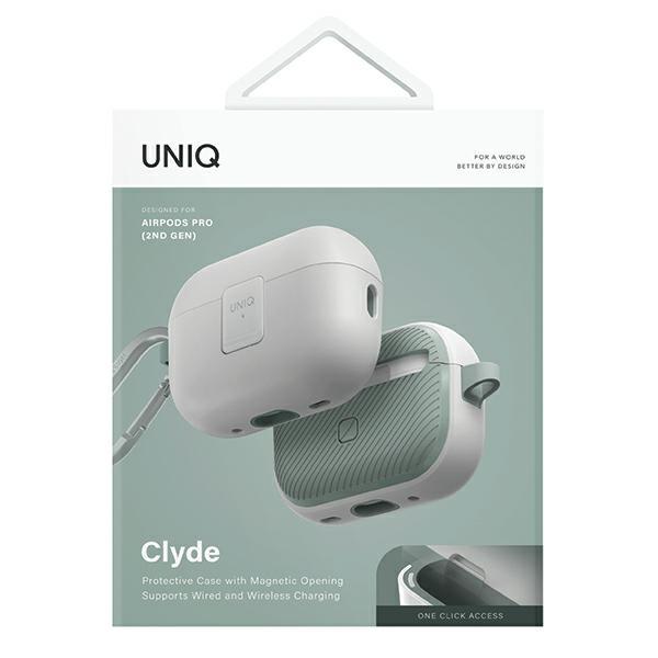 UNIQ Clyde Lock Case AirPods Pro 2(2022/2023) white-mint/dove white-soft mint