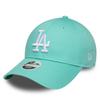 New Era 9forty Logo MLB One Women's Cap, Dodgers/Yankees, (JP, Alphabet, Size, LA-Mint Green/White) [Used]