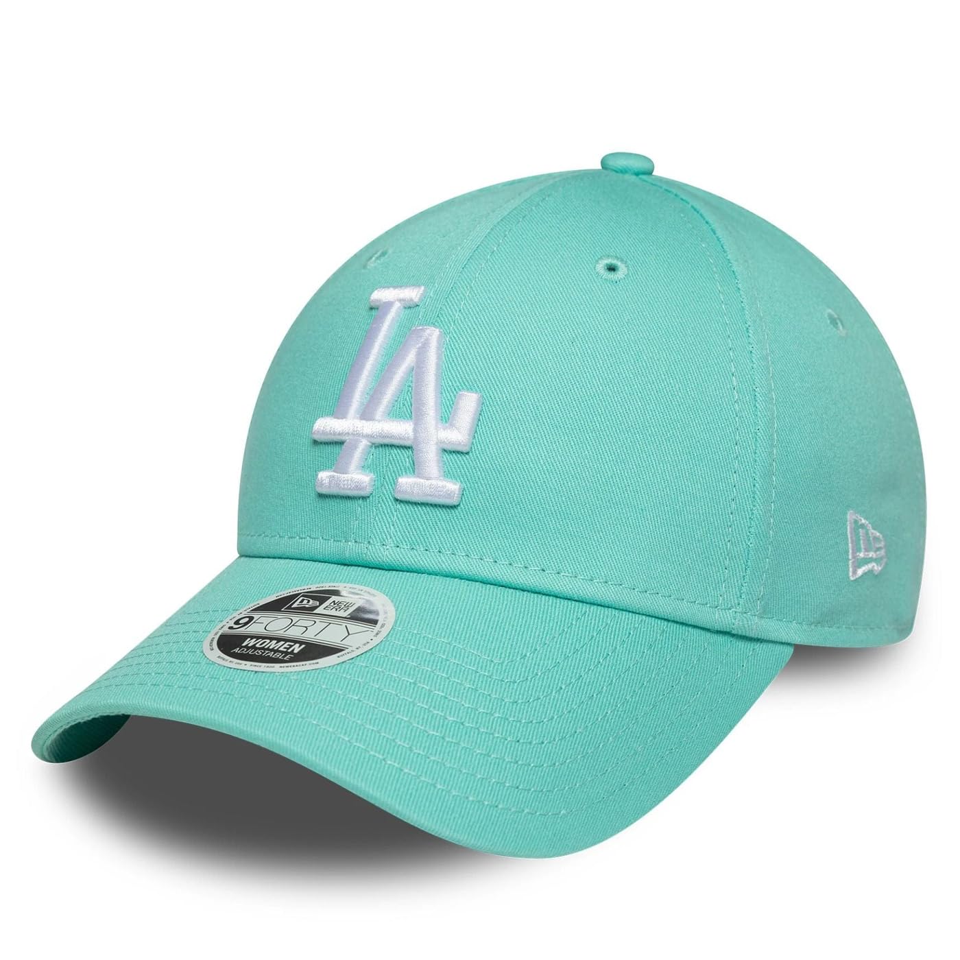 

New Era 9forty 940 Logo Cap Free Women s (JP, Alphabet, Size, LA-Mint Green/White) [Used]
