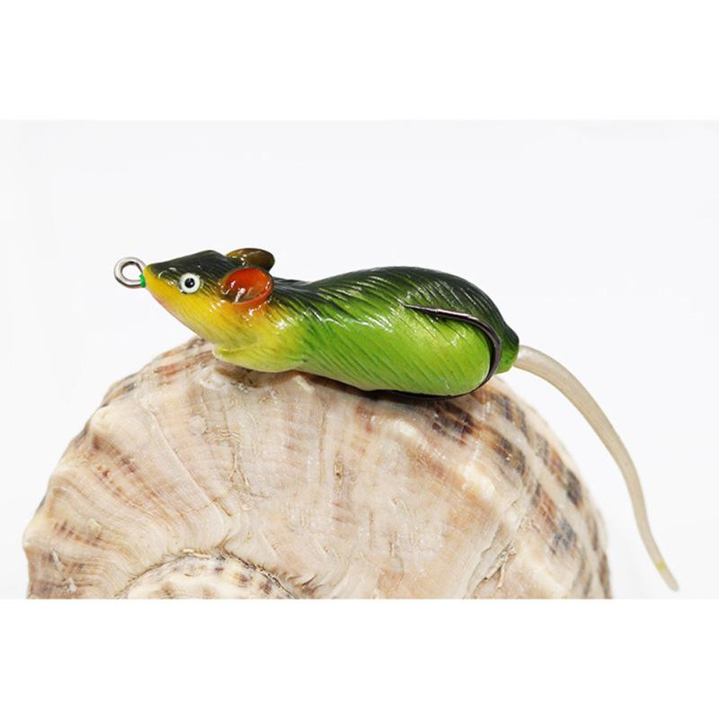 12g/6.5cm High Simulation Lure Fake  Bait Thunder Frog Mouse Bionic Bait Soft Fishing  Bait