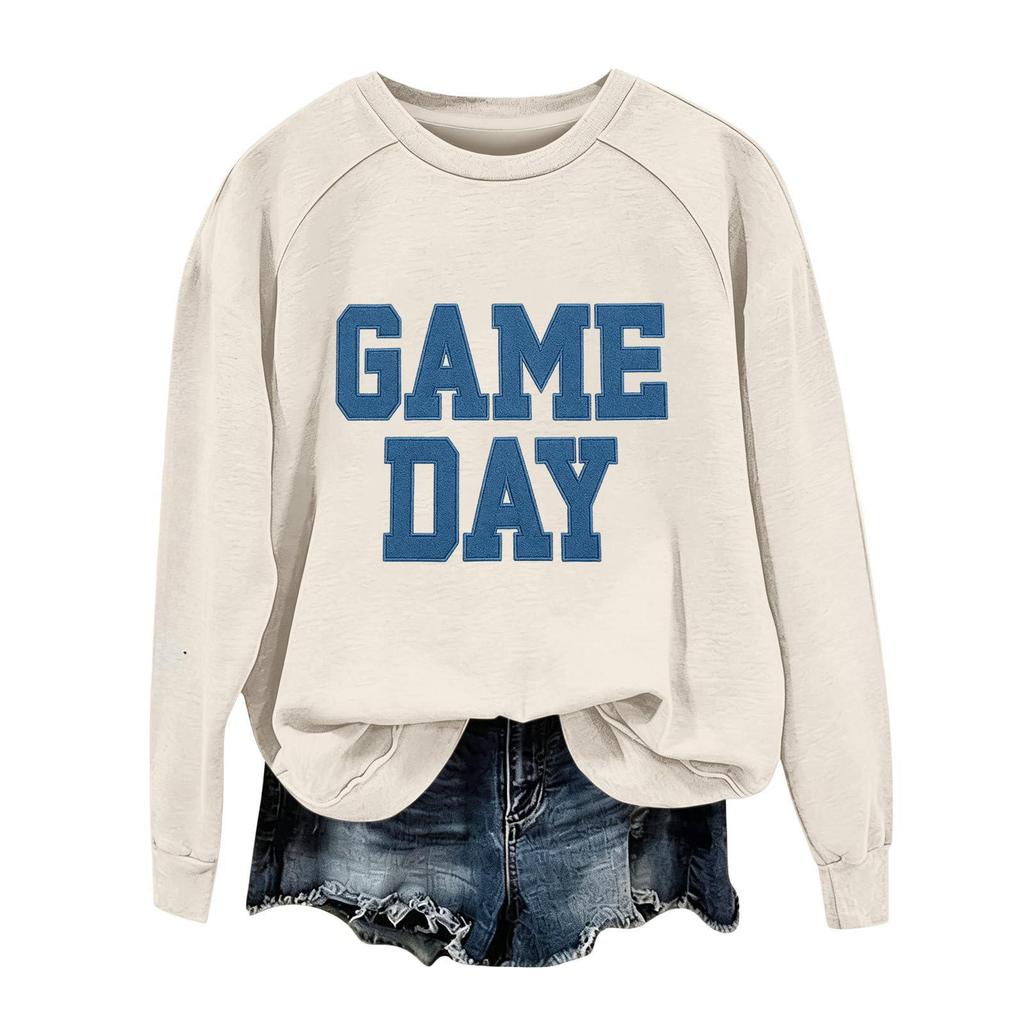 Unisex Fashion Printed Round Neck Long Sleeve Sweatshirt Pullover for Casual Everyday Wear