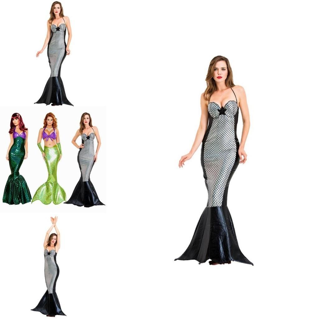 Halloween Cosplay Mermaid Party Bar Stage Costume For Women