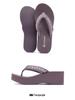 Women's 6cm Thick Sole Wedge Flip Flops - Summer Non-Slip High Heel Toe Post Sandals with Comfortable Woven Strap.