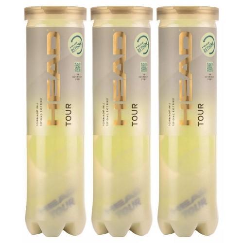 Head Tour Tennis Balls (Pack of 4)