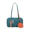 2025 New Women's Bag High-End Niche Boston Bag Simple Versatile Underarm Bowling Bag