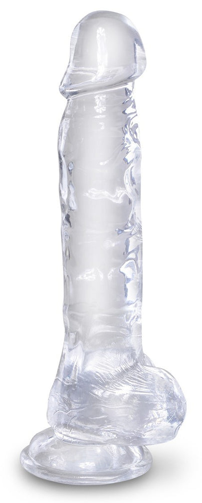 Gode transparent King Cock 18 x 4.7cm - King Cock - GODE TRANSPARENT