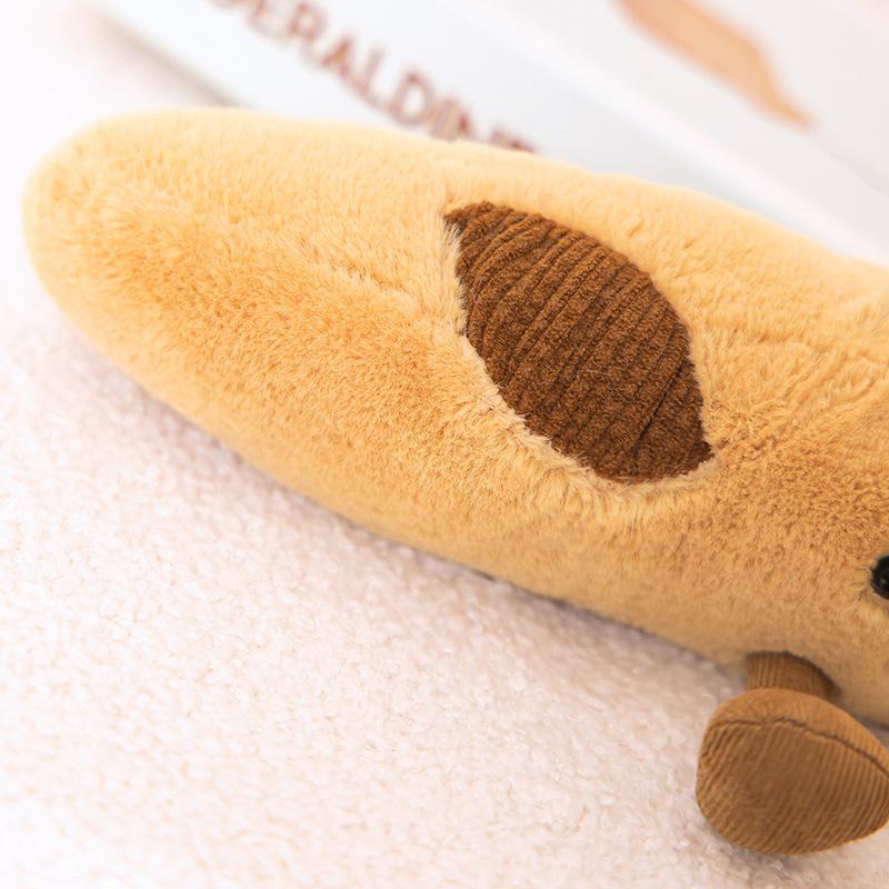 Creative Plush Toy Set: Croissant, Baguette, Toast, Bagel, and Salt & Pepper Dolls - Perfect Children's Gift