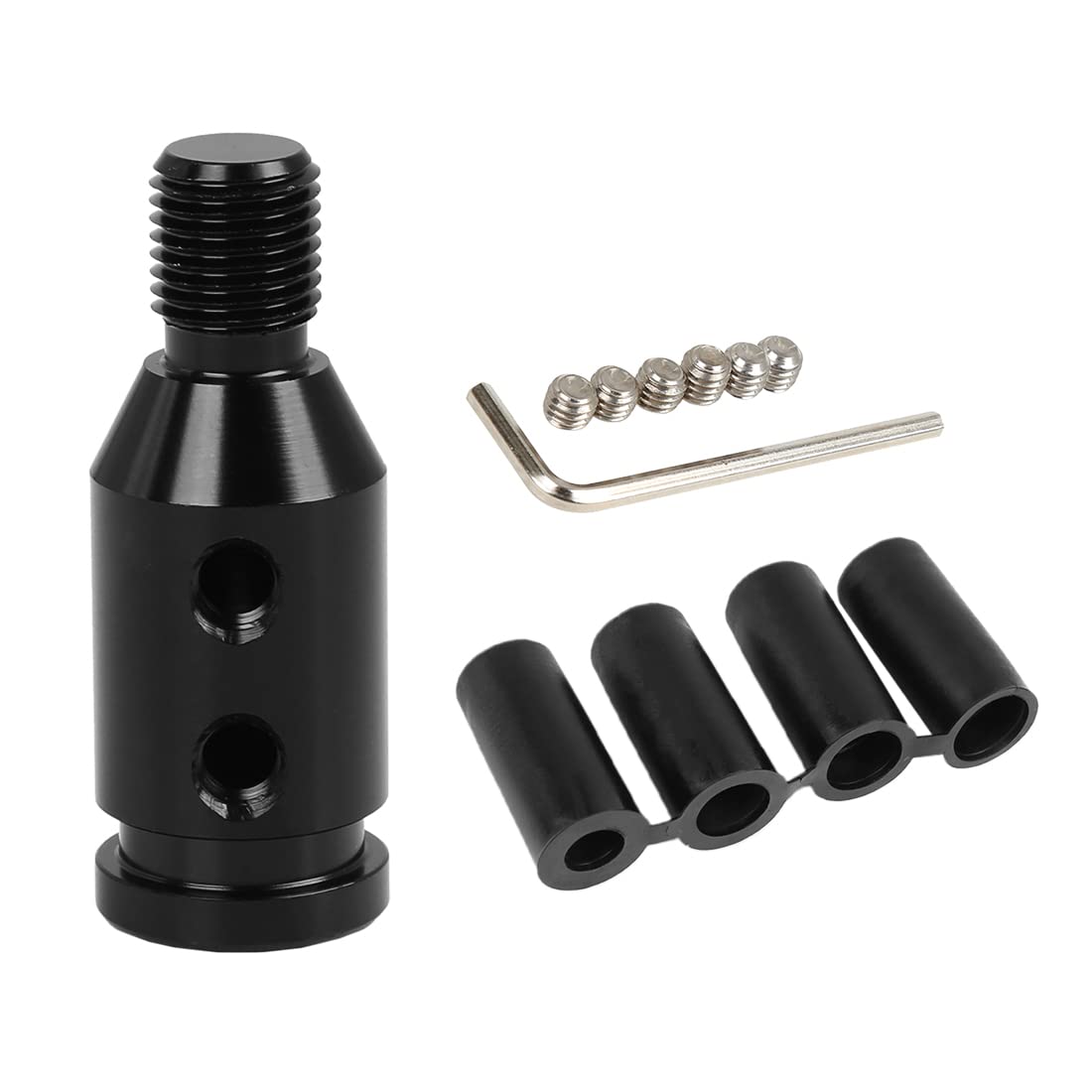 

uxcell Car Shift Knob Adapter for M12 x 1.25 Threadless чёрный