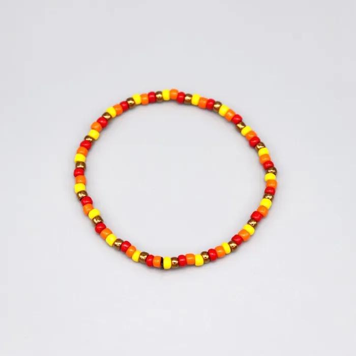 Bonbo Bronze Bead Mix Layered Bracelet 5 Colors