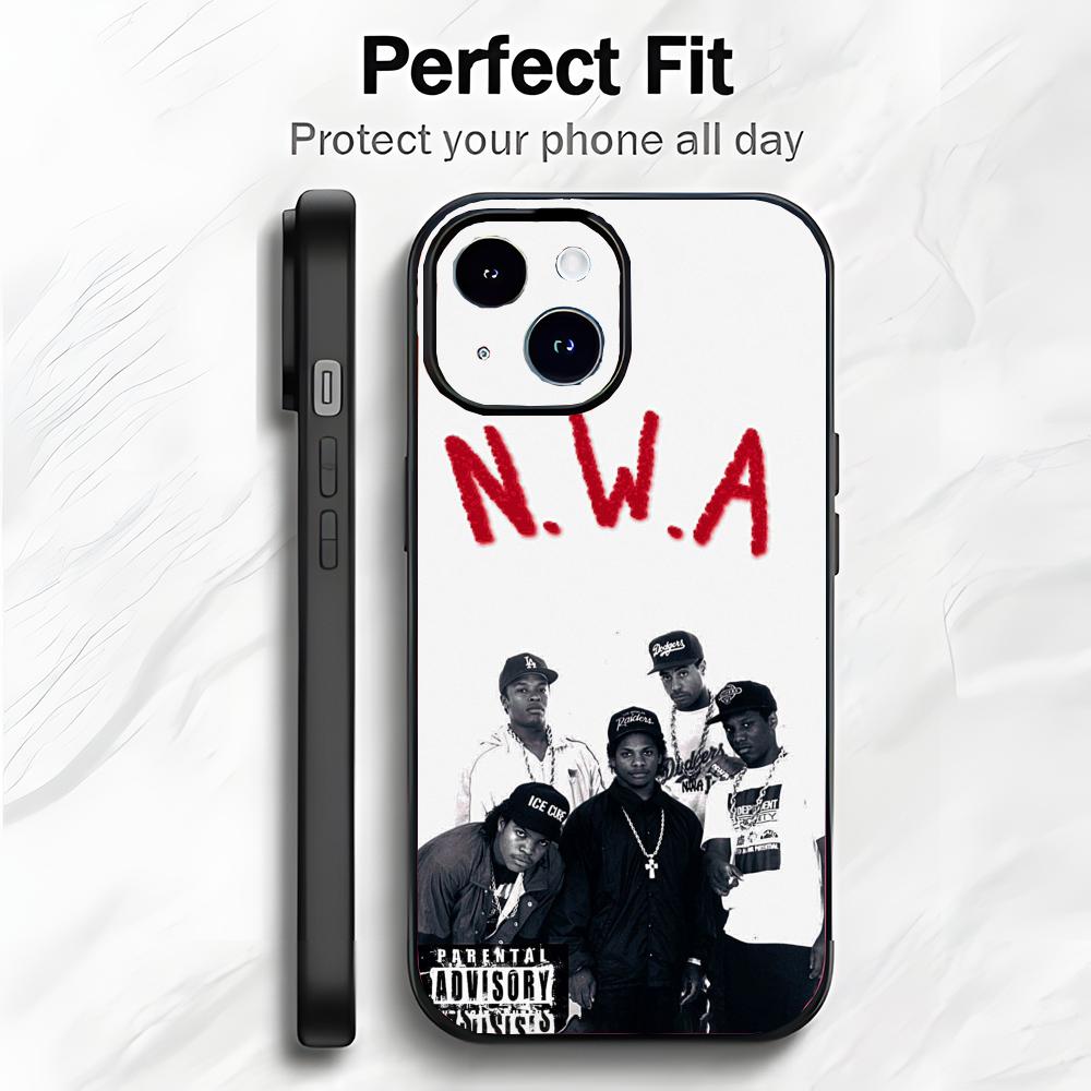 Rap Pioneers N-N.W.A Phone Case Phone Case Soft Packaging Lightweight For iPhone17 16 15 14 13ProMax