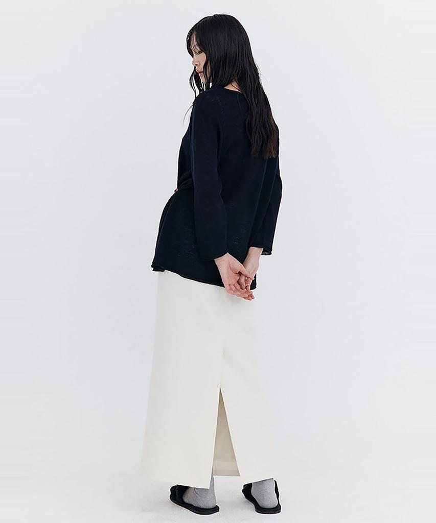 Bundercammer Basic Long Skirt_Cream