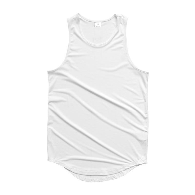 Men'S Summer New Style Men'S Thin Breathable Sports Fitness Sleeveless Knitted Shirt Casual Loose Knitted Tank Top