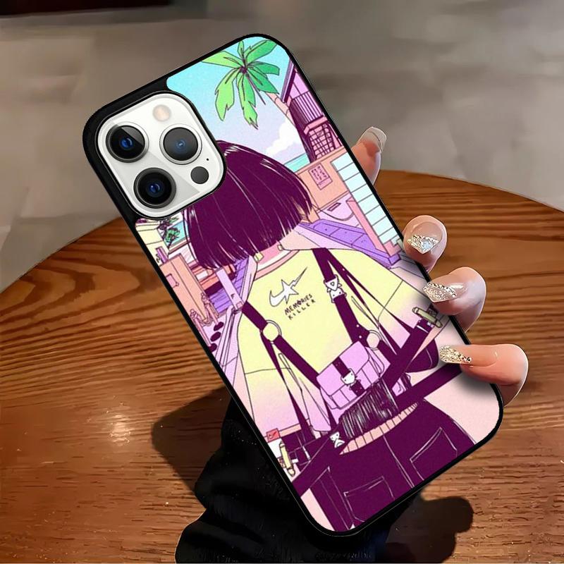 Japanese Style Anime Phone Case For iPhone 17 Air 16 15 14 13 12 11 Pro Max Max Plus Bumper Case Cover