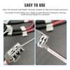 Akozon Terminal Cleaning Tool, 3PCS Metal Terminal Cleaner Set Electrical Cleaner For Small Electrical Spade Pin Connector