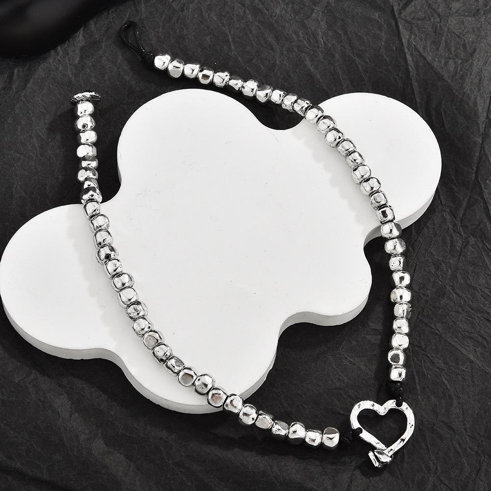 Fashionable Heart-shaped Style, Simple and Non-colliding Decorative Pendant Necklace 60CM(Necklace Long)