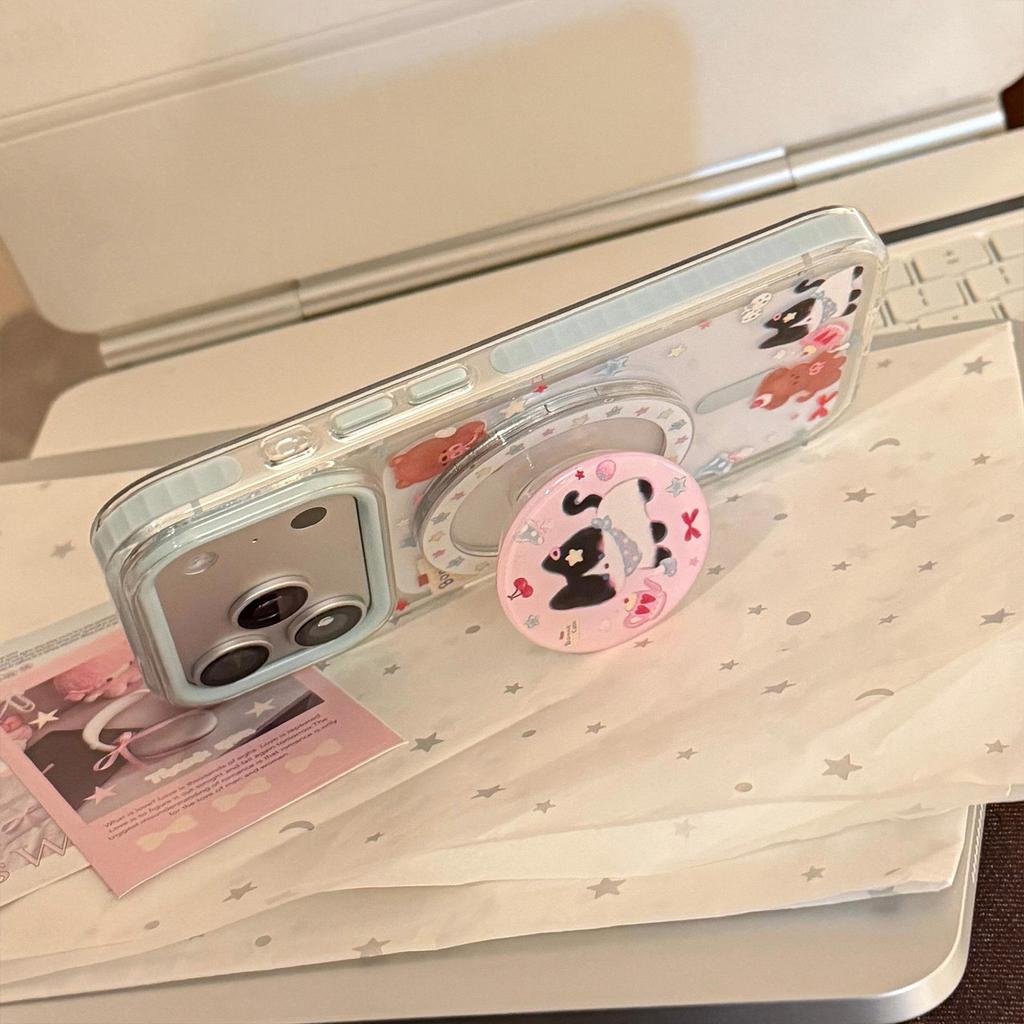 Cute Cat Magnetic Phone Case for iPhone 16, iPhone 17, and iPhone 17 Pro Max