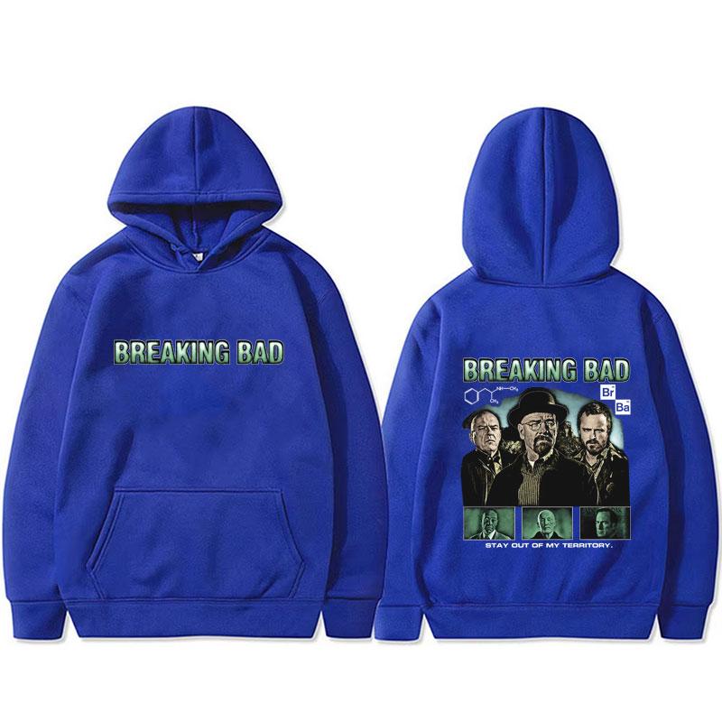 Heisenberg TV Breaking Bad Stay Out of My Territory Hoodie Better Call Saul Hooded Tracksuit Men Women Hoodies