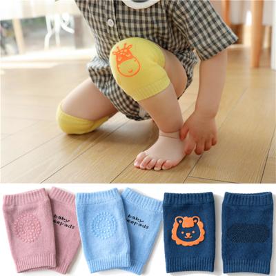 Baby Knieschoner Socken Einfarbig Anti-Rutsch Socken Kind Krabbeln Sicherheit Boden Socken Knieschützer für Mädchen Jungen