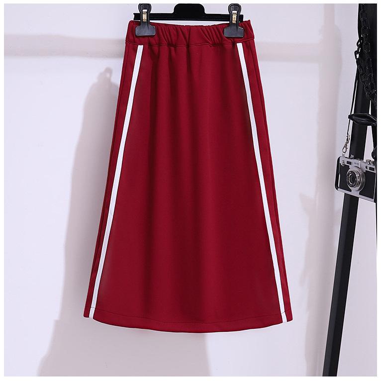 Autumn Stylish Girls' Sweatshirt & Skirt Two-Piece Set for Middle & Big Kids