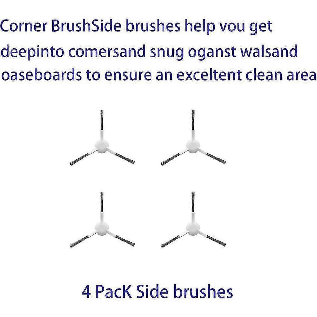 For L10S Ultra L10 Ultra Robot Vacuum Cleaner, Main Brush Side Brushes Hepa Filters Mop Pads Dust B
