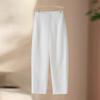Fashionable nine-point all-match linen harem pants for women, summer 1116, thin high-waisted loose nine-tenth straight carrot pants