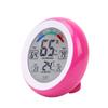 Circular Temperature Humidity Meter  Temperature Humidity Tester Alarm Clock  Car Auto