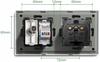 230V white insert socket with switch RTX SH