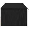 Wall Cabinet Black Oak Look 102 x 30 x 20 cm Engineered Wood