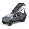 1/24 Tesla Cybertruck Camping RV Legering Støpt Leketøybil Modell Lyd og Lys Leketøy for Barn Samleobjekter Bursdagsgave
