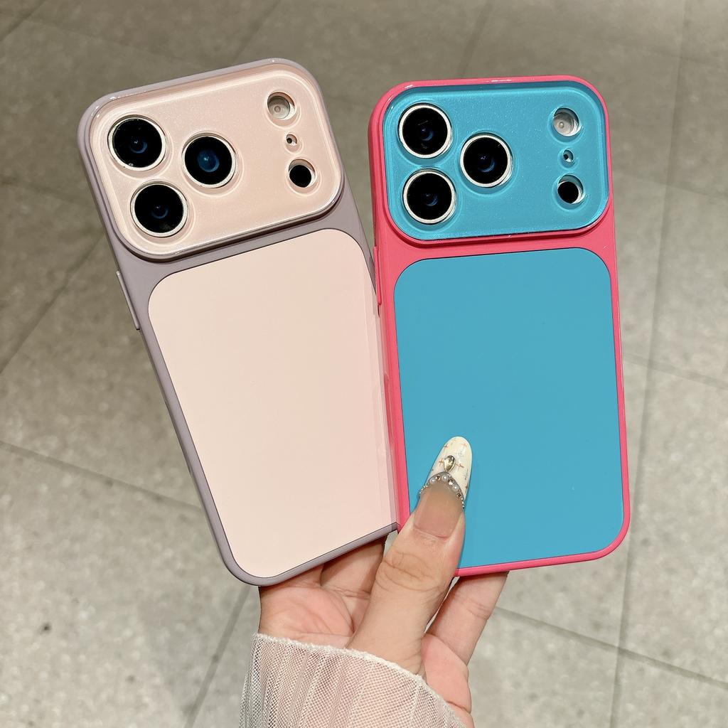 ins high value contrast color skin feeling seconds change applicable 17pro max mobile phone case iPhone16pro all-inclusive 15/14