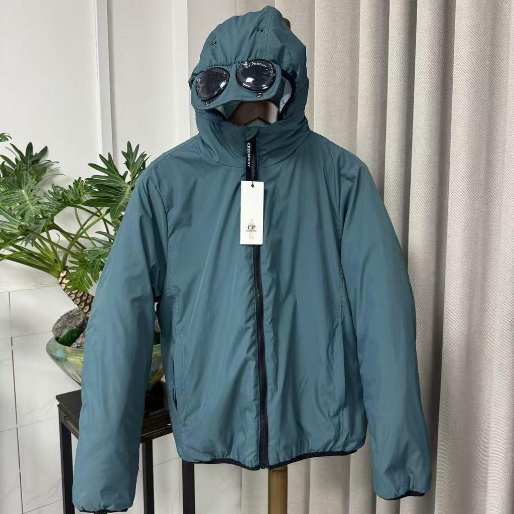 Trendy Brand Hooded Eyewear Jacket with Cotton Padding - Warm and Stylish